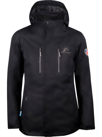Westfjord 3in1-Funktionsjacke "Hverfjall" in Schwarz