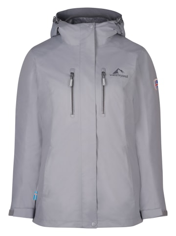 Westfjord 3in1-Funktionsjacke "Hverfjall" in Grau