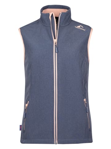 Westfjord Softshellbodywarmer "Eldfjall" blauw