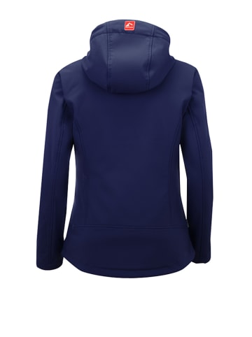 Westfjord Softshelljas "Eldfjall" donkerblauw/roze