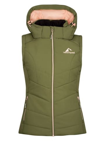 Westfjord Functionele bodywarmer "Krafla XT" olijfgroen