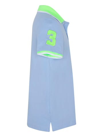 Polo Sylt Poloshirt lichtblauw/groen