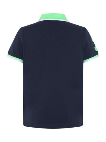 Polo Sylt Poloshirt in Dunkelblau/ Grün