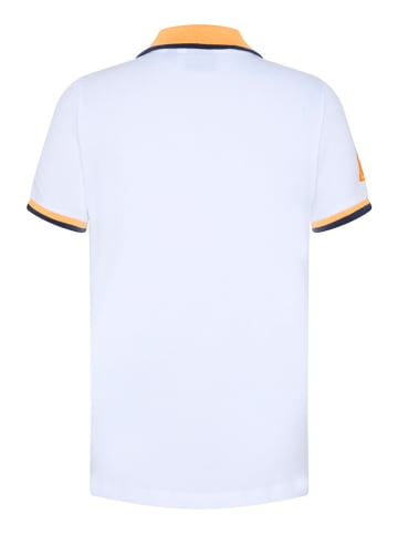 Polo Sylt Poloshirt in Weiß/ Orange