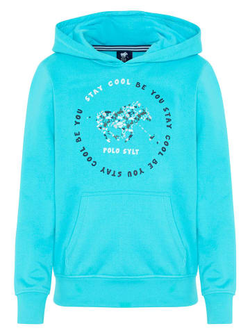 Polo Sylt Hoodie in Türkis
