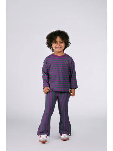 The New Chapter Legginsy "Nena" w kolorze zielono-fioletowym