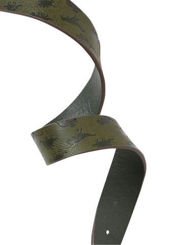 vertbaudet Leder-Gürtel in Khaki
