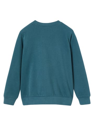 vertbaudet 2er-Set: Sweatshirts in Grün/ Blau