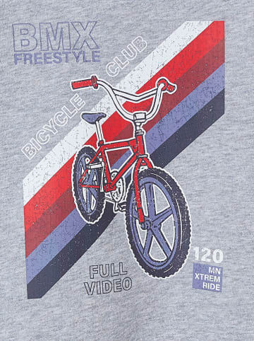 vertbaudet Hoodie in Grau/ Dunkelblau