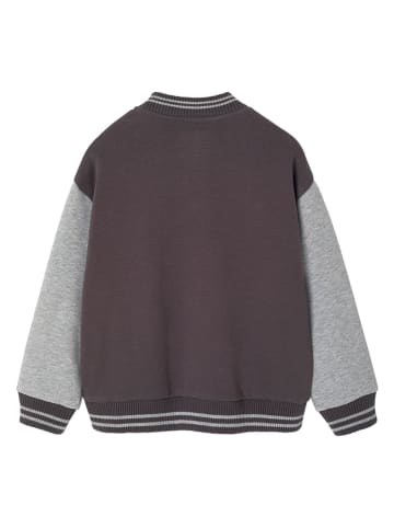 vertbaudet Bluza w kolorze brązowo-szarym