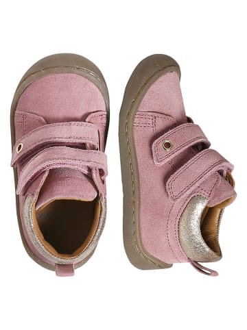 vertbaudet Leder-Boots in Rosa