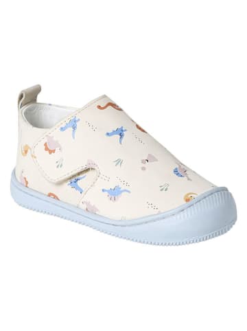 vertbaudet Leren sneakers crème