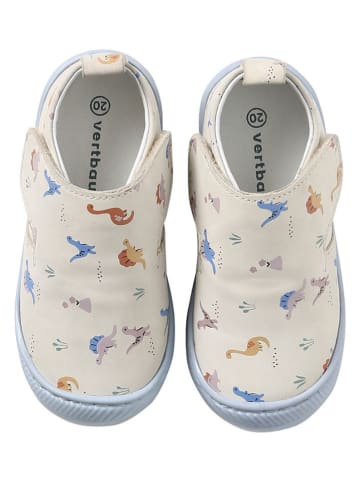 vertbaudet Leren sneakers crème