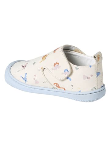 vertbaudet Leren sneakers crème