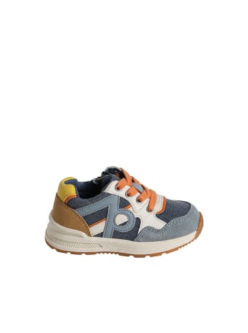 vertbaudet Sneakersy w kolorze kremowo-błękitnym