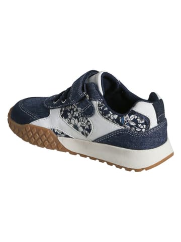 vertbaudet Sneakersy w kolorze granatowo-białym