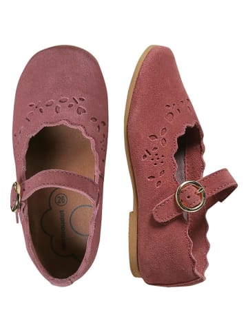 vertbaudet Leder-Ballerinas in Pink