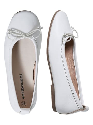 vertbaudet Leren ballerina's wit