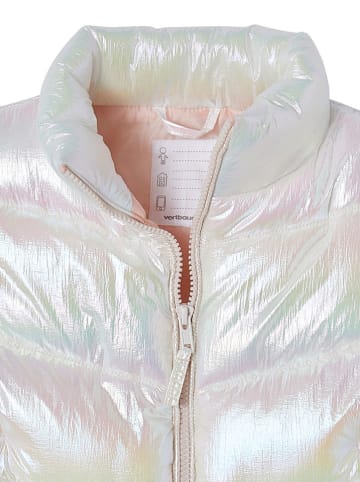 vertbaudet Doorgestikte bodywarmer wit