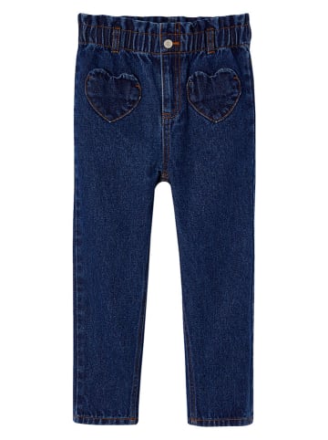 vertbaudet Jeans - Mom fit - in Dunkelblau