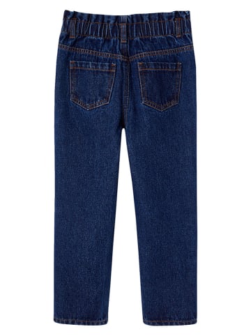 vertbaudet Spijkerbroek - mom fit - donkerblauw