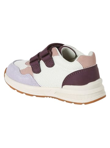 vertbaudet Sneakersy w kolorze fioletowo-białym