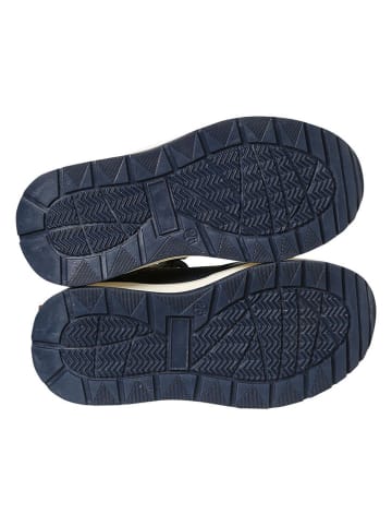 vertbaudet Sneakers donkerblauw/lichtbruin