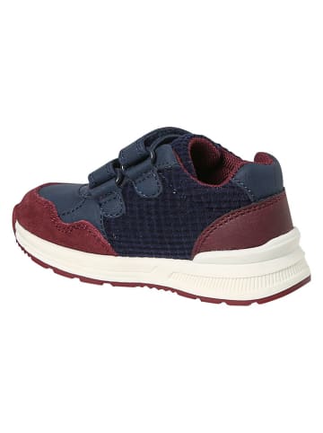 vertbaudet Sneakers in Dunkelblau/ Rot