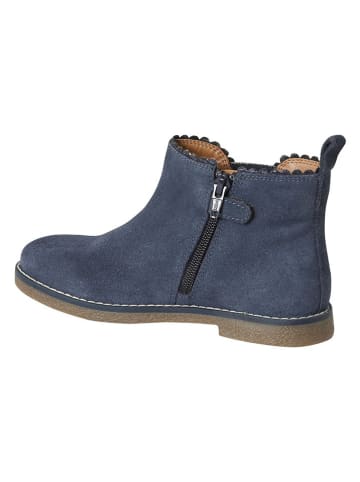 vertbaudet Leren chelseaboots blauw