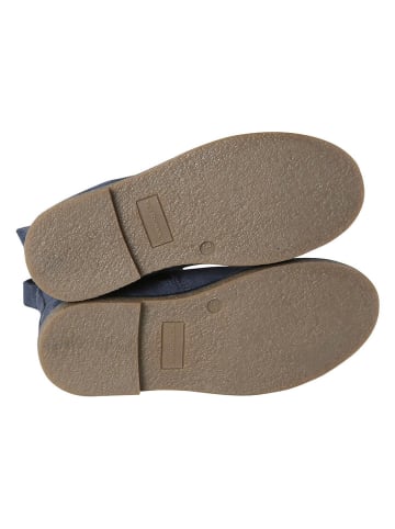 vertbaudet Leder-Chelsea-Boots in Blau