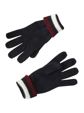 vertbaudet 3-delige winterset donkerblauw/rood/wit