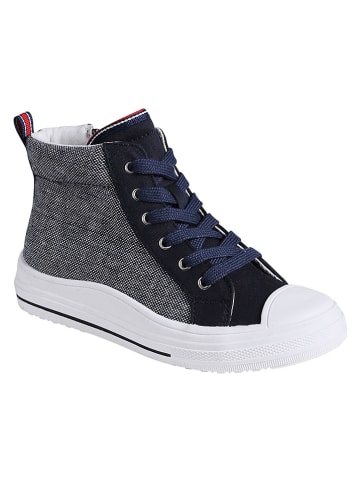 vertbaudet Sneakersy w kolorze granatowo-szarym
