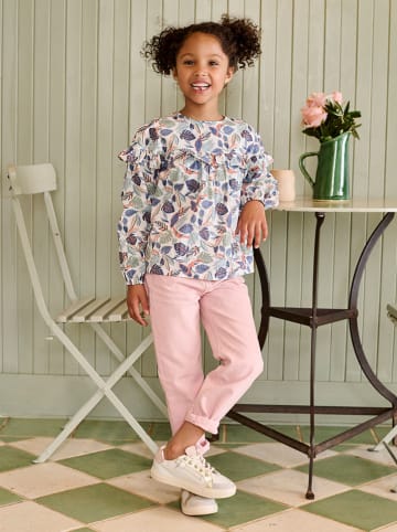 vertbaudet Longsleeve ''Chloe'' blauw/groen/wit