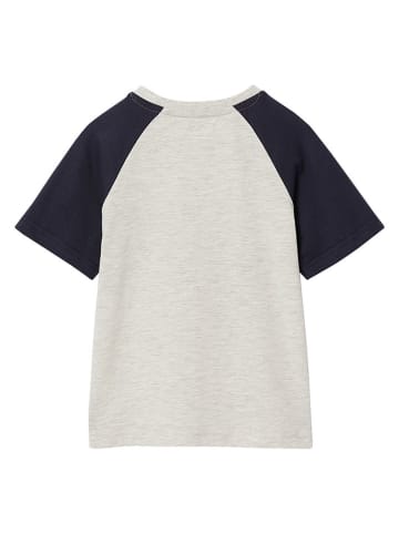 vertbaudet Shirt donkerblauw/grijs