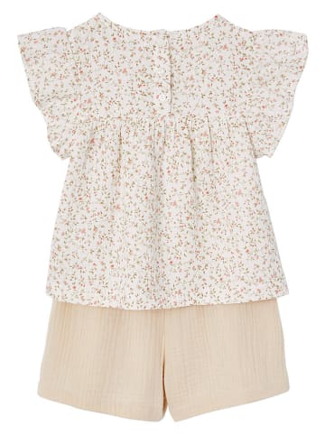 vertbaudet 2-częściowy zestaw w kolorze beżowym