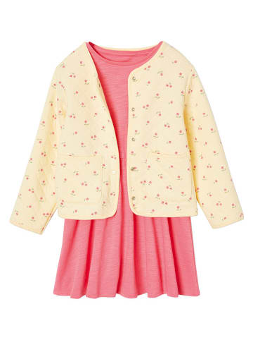 vertbaudet 2tlg. Outfit in Pink/ Creme