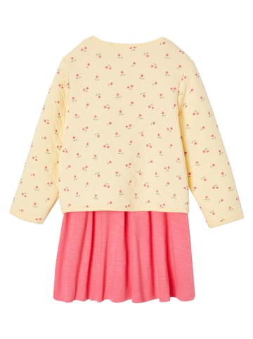 vertbaudet 2tlg. Outfit in Pink/ Creme