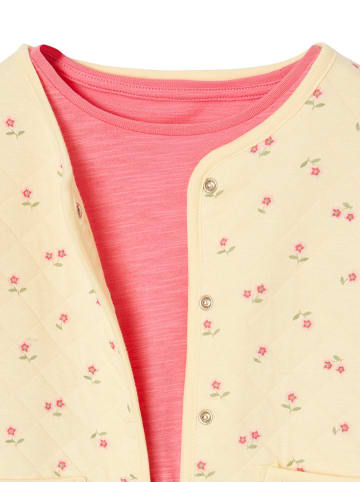 vertbaudet 2-delige outfit roze/crème