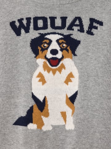 vertbaudet Sweter w kolorze jasnoszarym