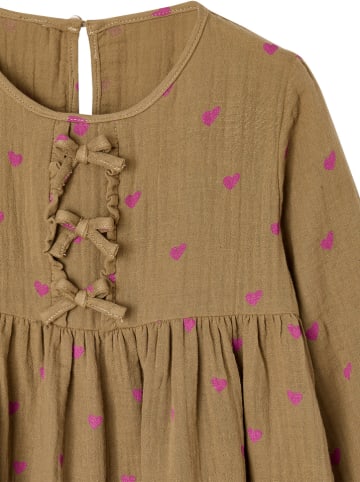 vertbaudet Kleid in Oliv