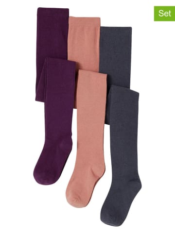 vertbaudet 3-delige set: panty's meerkleurig