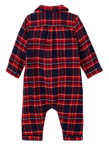 vertbaudet Kombinezon w kolorze czerwono-czarnym