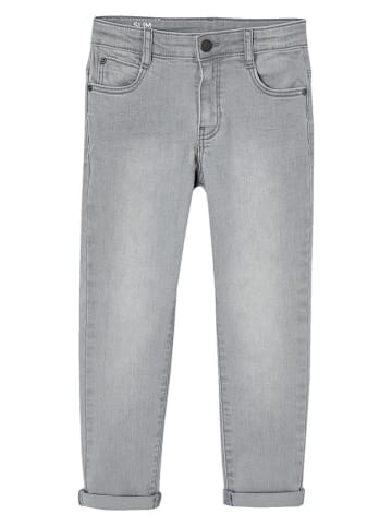 vertbaudet Dżinsy - Slim fit - w kolorze szarym