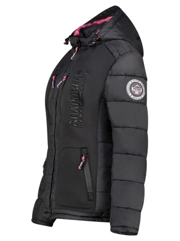 ANAPURNA Kurtka pikowana "Beachana" w kolorze czarnym