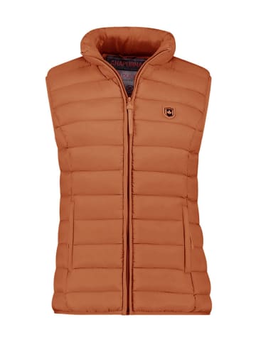 ANAPURNA Doorgestikte bodywarmer "Vakitalana" lichtbruin