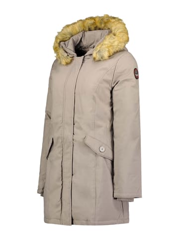 Canadian Peak Parka "Dinastipeak" w kolorze szarobrązowym
