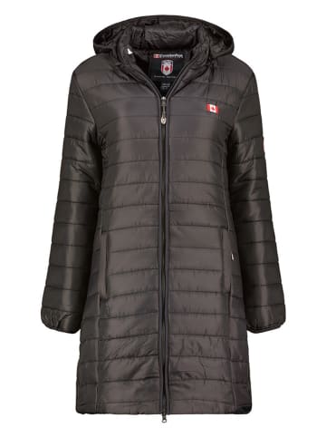 Canadian Peak Kurtka pikowana "Atikeak" w kolorze antracytowym