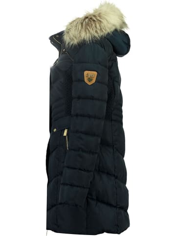 Geographical Norway Płaszcz zimowy "Badonna" w kolorze granatowym