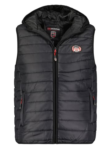 Geographical Norway Kamizelka pikowana "Vamigo" w kolorze czarnym