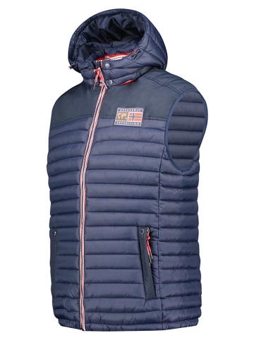 Geographical Norway Doorgestikte bodywarmer "Vadalmo" donkerblauw